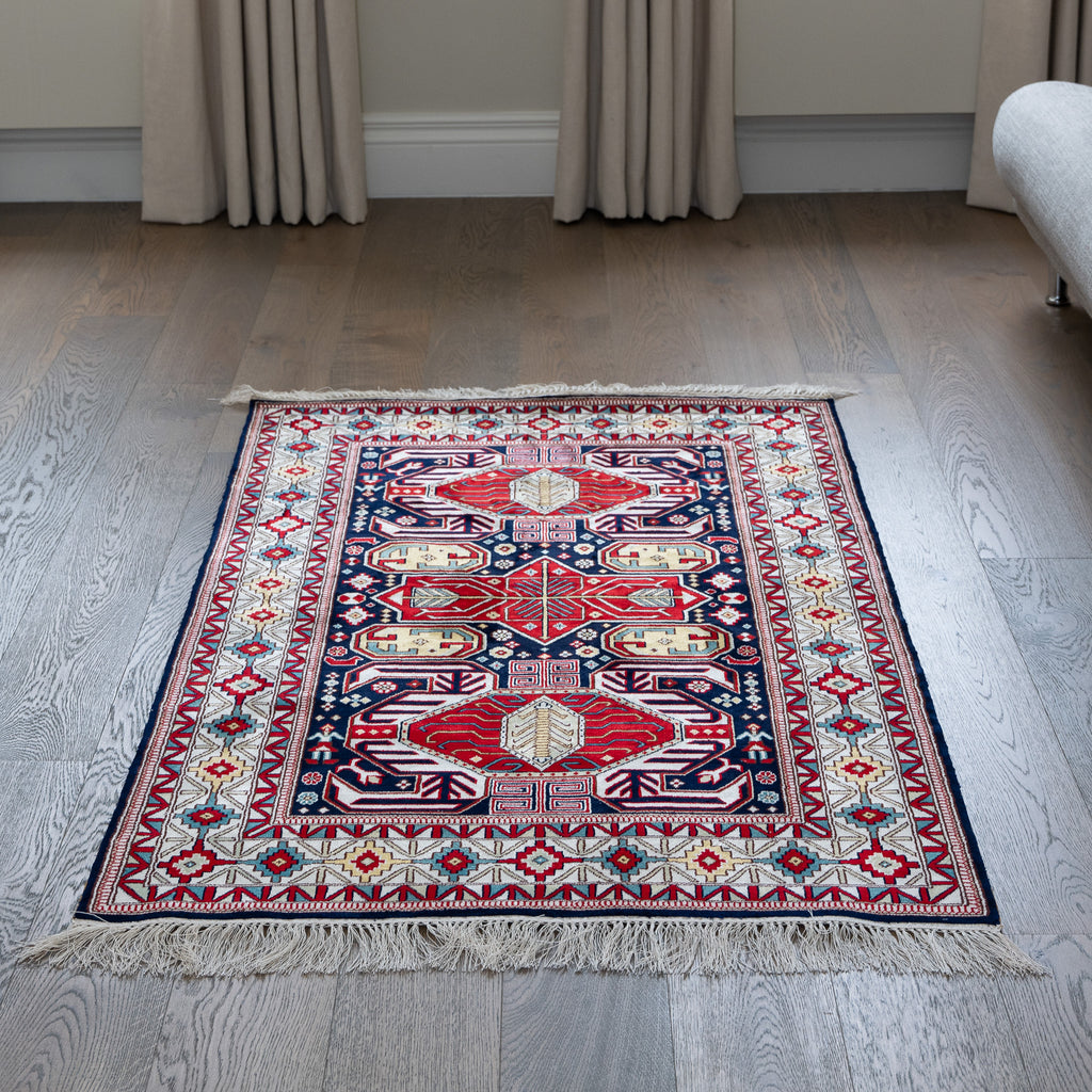 "Bakhmanli" silk carpet