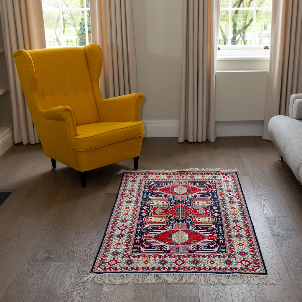 "Bakhmanli" silk carpet