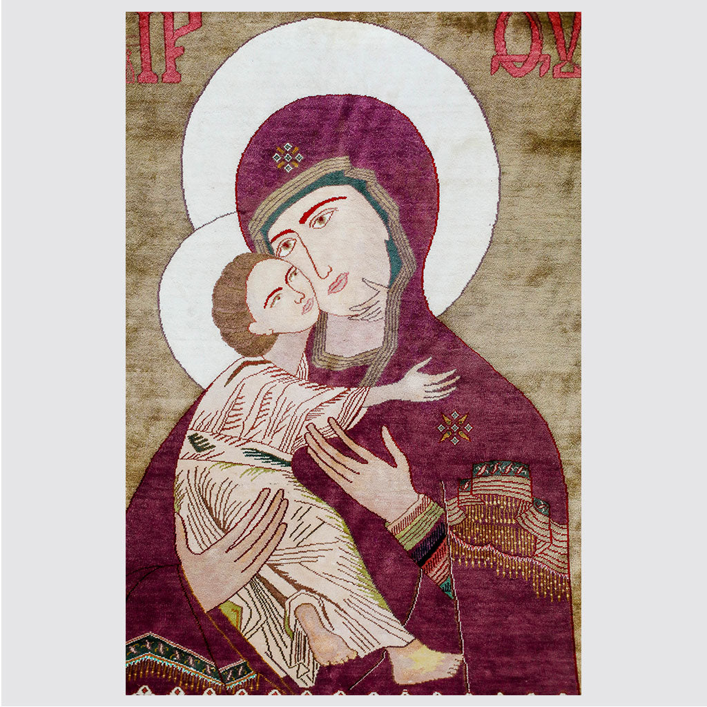 "The life and miracles of Jesus" silk carpet