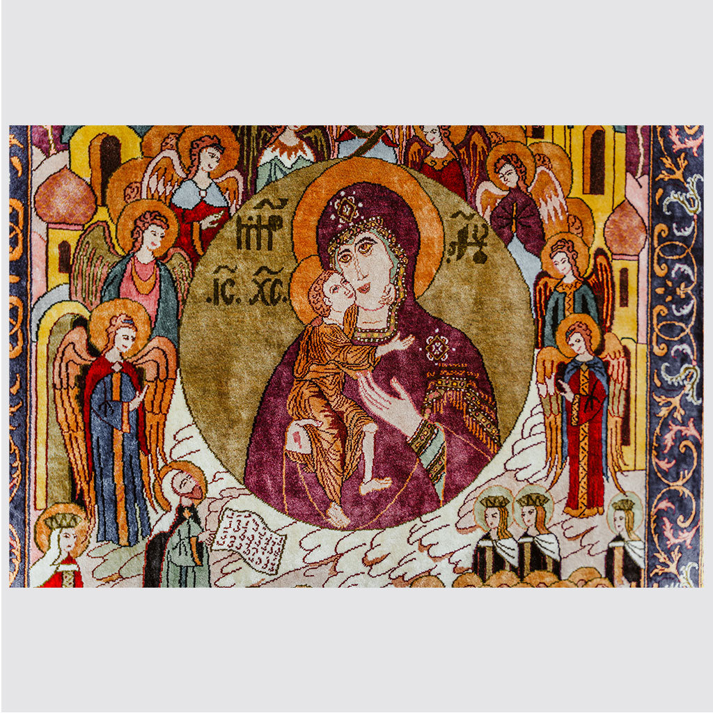 "Life of Saint Mary and Jesus" silk carpet